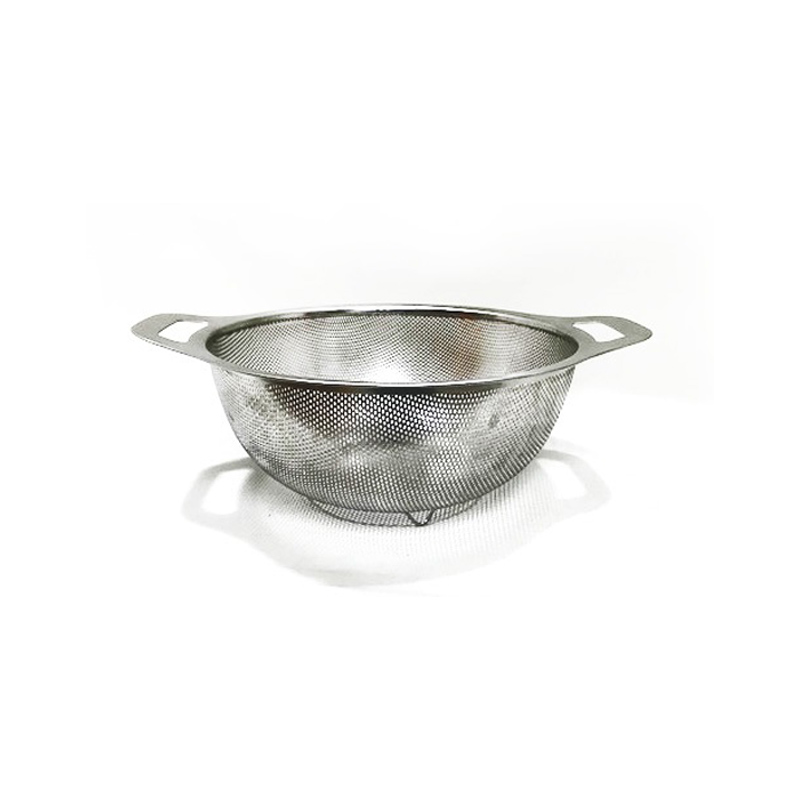 WIDE HANDLE P.P. COLANDER W/ WIRE BASE-5QT.